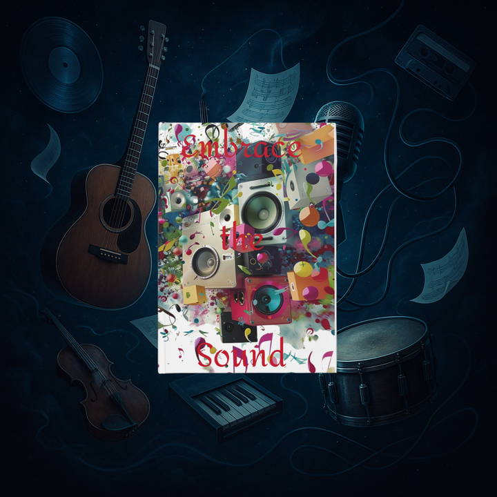 Embrace the Sound Hardcover Music Journal (A5)