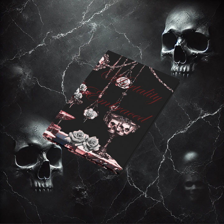 Mortality Embraced Macabre Grace Hardcover Journal (Black)