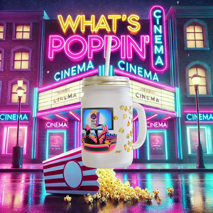 What's Poppin' Theater Mason Jar