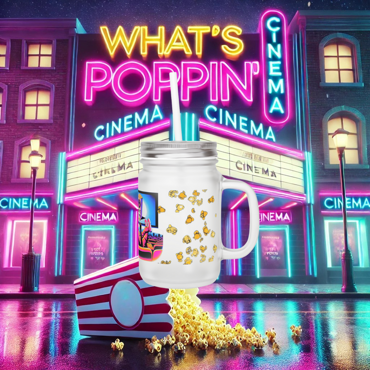 What's Poppin' Theater Mason Jar