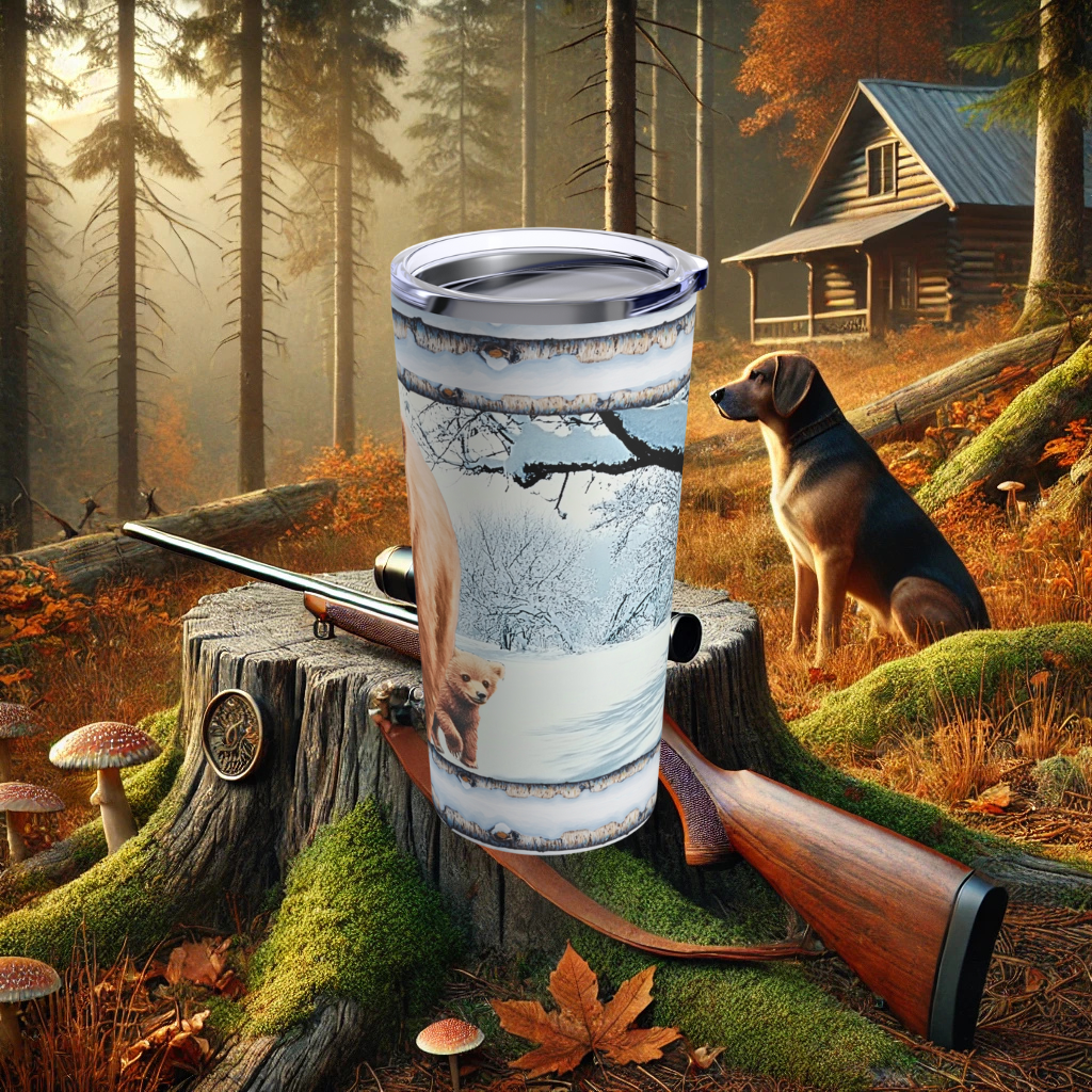Hunters Haven Bear and Babies Tumbler 20oz