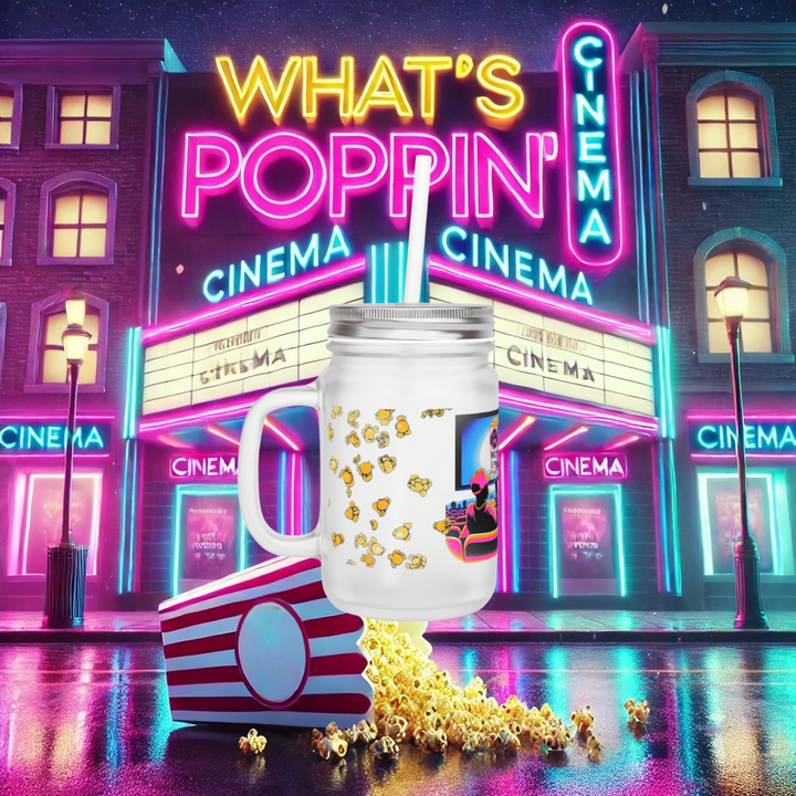 What's Poppin' Theater Mason Jar