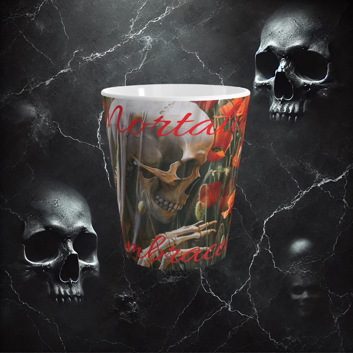 Mortality Embraced Fields of Remembrance Latte Mug