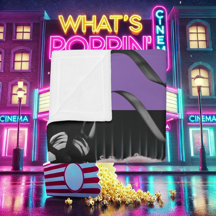 What's Poppin' collection Plush Fleece Blanket