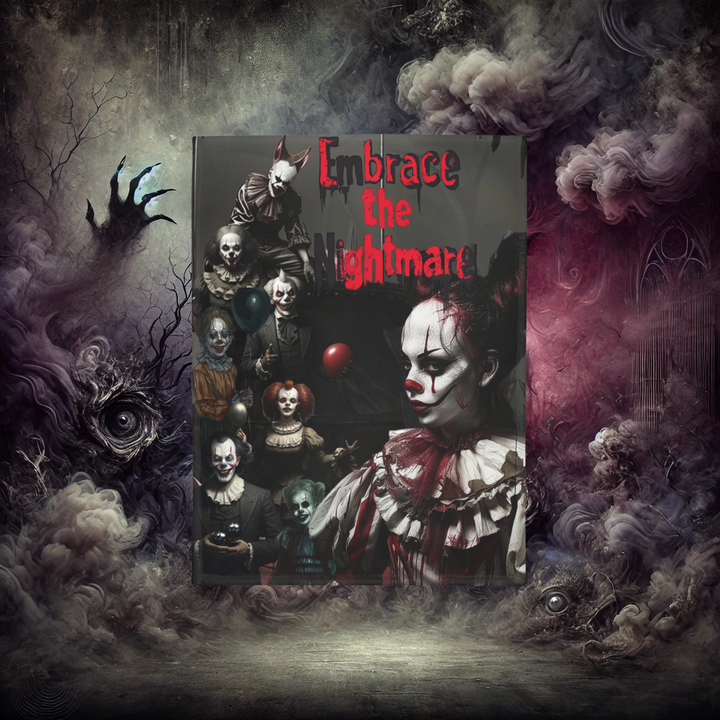 Embrace the Nightmare Chaotic Clowns Plush Fleece Blanket
