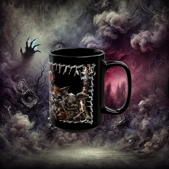 Embrace the Nightmare Killer Toys Black Mug (11oz, 15oz)