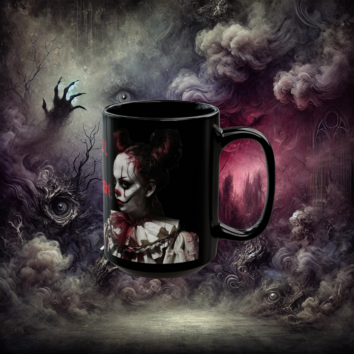 Embrace the Nightmare Chaoic Clowns Black Mug