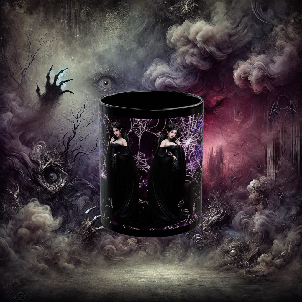 Black Mug (11oz, 15oz) Embrace the Nightmare