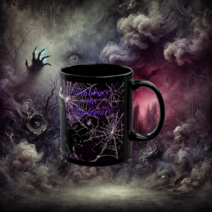 Black Mug (11oz, 15oz) Embrace the Nightmare