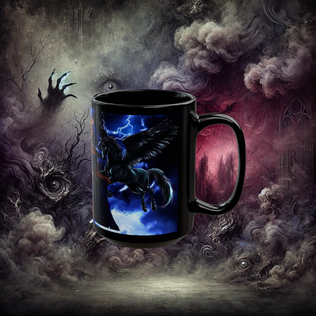 Black Mug (11oz, 15oz) Embrace the Nightmare