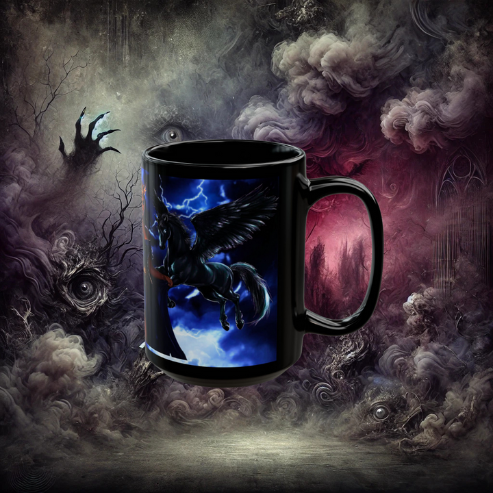 Black Mug (11oz, 15oz) Embrace the Nightmare