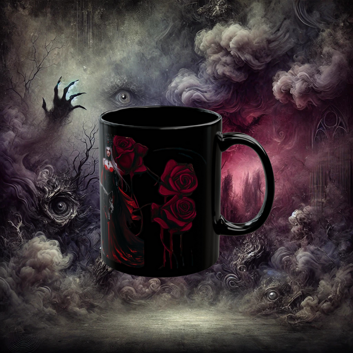 Black Mug (11oz, 15oz) Embrace the Nightmare