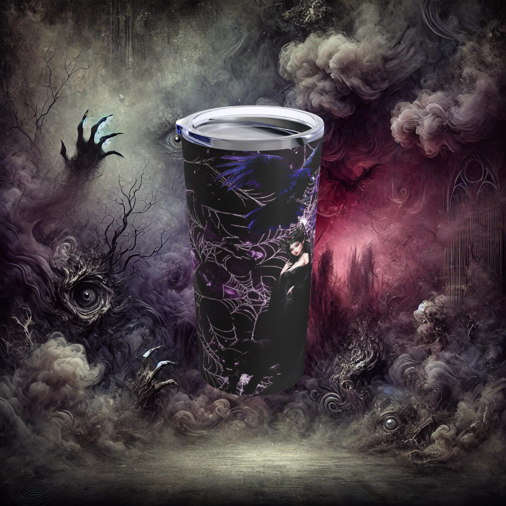 Embrace the Nightmare Queen of Shadows Tumbler 20oz