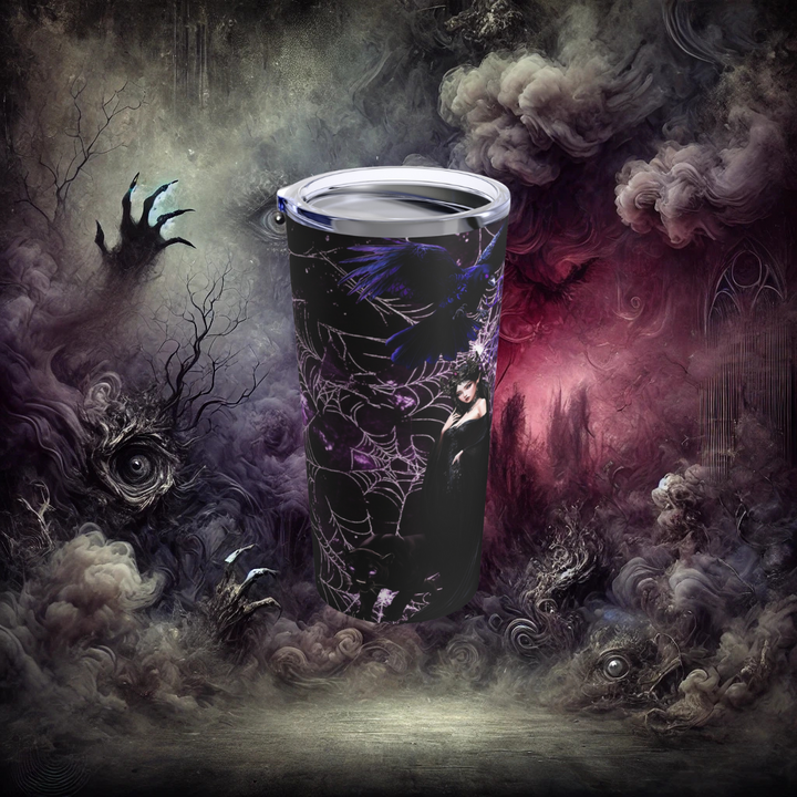 Embrace the Nightmare Queen of Shadows Tumbler 20oz