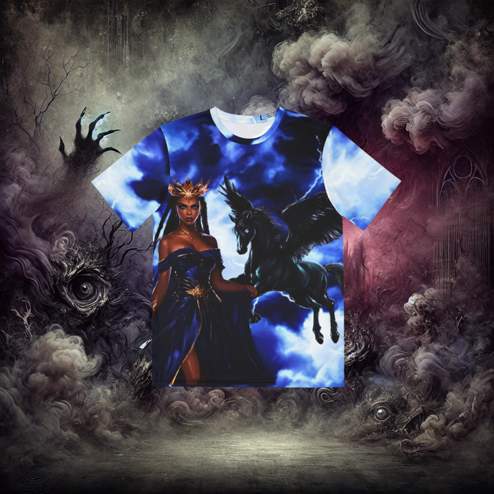 Embrace the Nightmare Queen of Storms Polyester Tee