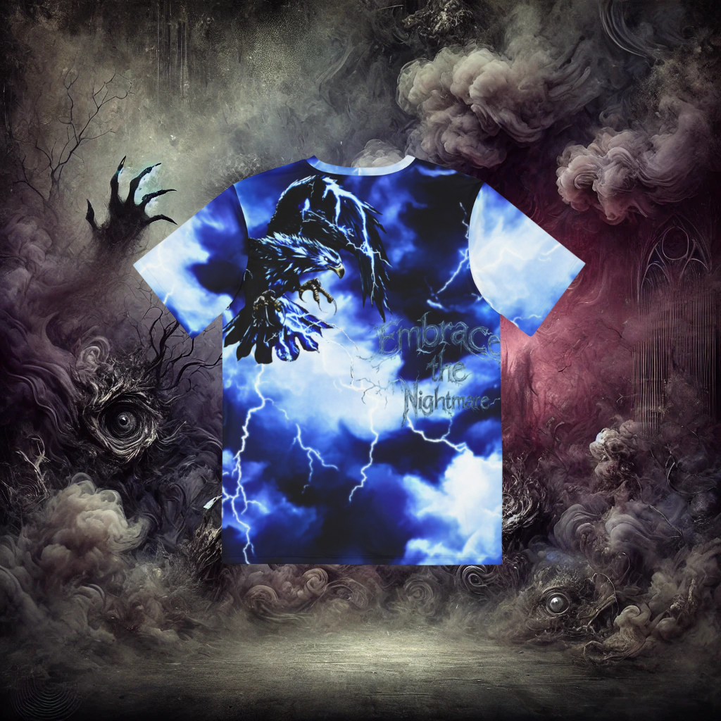 Embrace the Nightmare Queen of Storms Polyester Tee