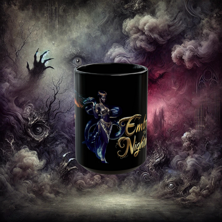 Black Mug (11oz, 15oz) Embrace the Nightmare